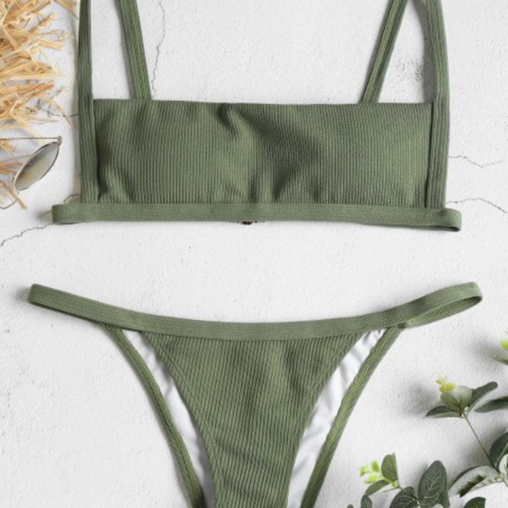 Ribbed Bikini Set